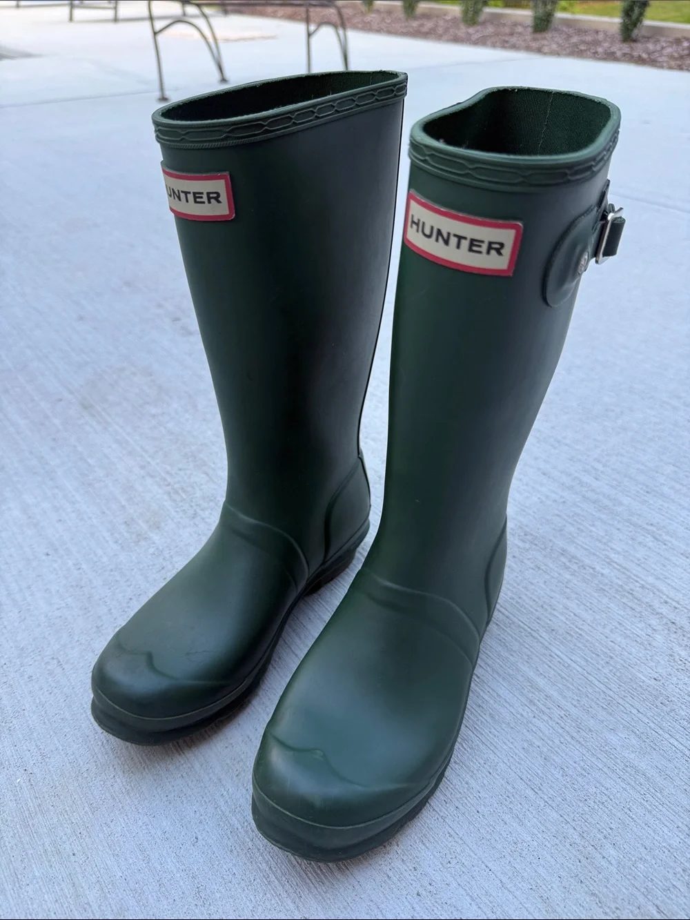 Hunter Original Kids Boots Hunter Green EU 34 Unisex Girls 4 Boys 3
